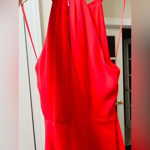 Express Red Halter Strapless Sundress - Picture 6 of 8